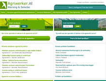 Tablet Screenshot of agriwerker.nl